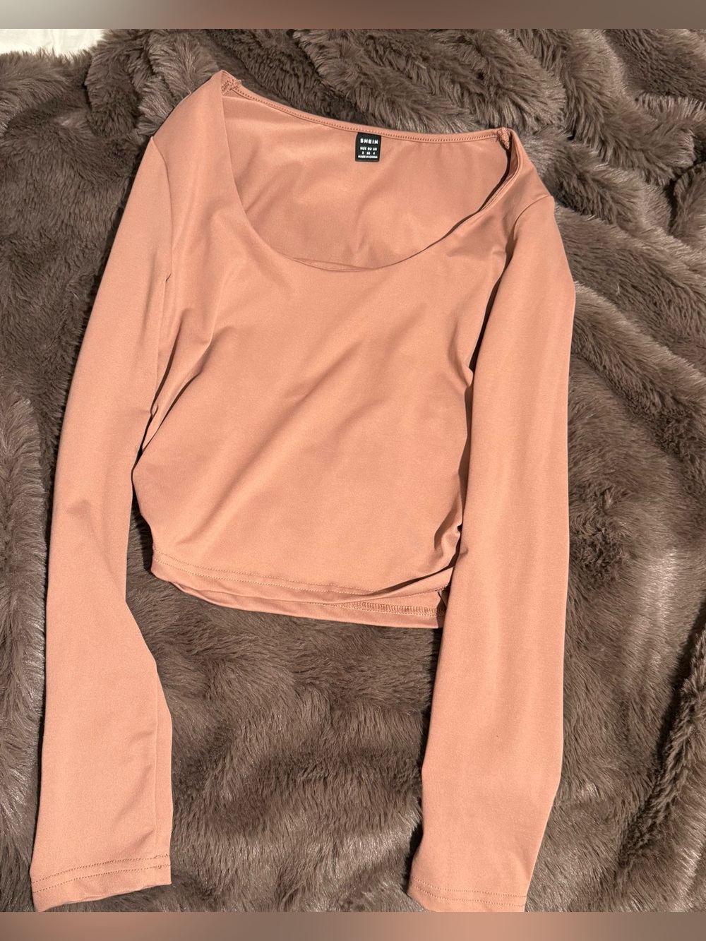 SHEIN square/scoop neck long sleeve